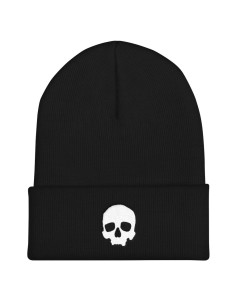 Bonnet Jadium !noir avec tête de mort brodé