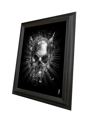 Tableau Tête de Mort Jadium par Sylvain BInet