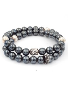 bracelet hematite buddha Jadium
