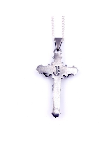 Pendentif Croix Skull argent massif Jadium