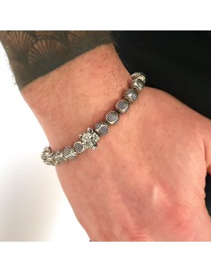 Bracelet argent 925 Loup de Johnny 2