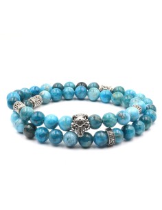 Bracelet Loup Johnny argent massif