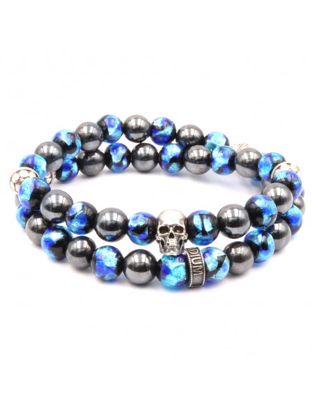 Bracelet en perles de verres phosphorescentes