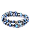 Bracelet en perles de verres phosphorescentes