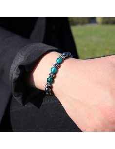 Bracelet_jadium_edition_limité_hiro_hemanite_perle_verre_turquoises 2