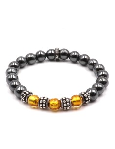 Bracelet_jadium_edition_limité_hiro_hemanite_perle_verre_jaunes