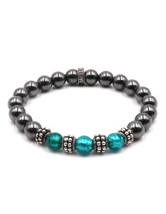 Bracelet_jadium_edition_limité_hiro_hemanite_perle_verre_turquoises