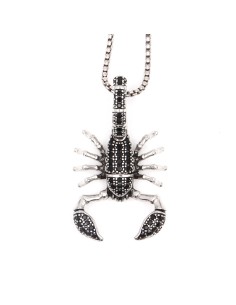 Pendentif Scorpion argent - Scorpius en Argent 925