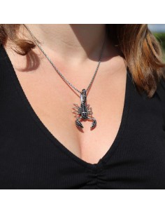 Pendentif Scorpion argent - Scorpius en Argent 925 2