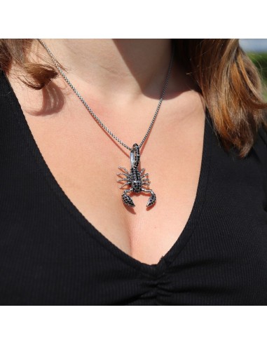 Pendentif Scorpion argent - Scorpius en Argent 925