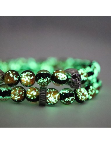 bracelet perles hotaru en verre