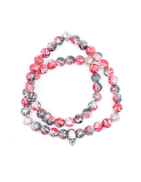 Bracelet Savannah Skull Double rang