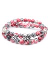 Bracelet Savannah Skull Double rang