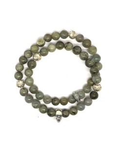 bracelet perles fine labradorite et argent massif 2