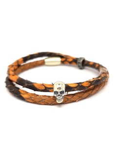 Bracelet Jadium Seban Skull double tourS