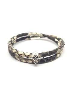 Bracelet Jadium Malayo Skull double tours