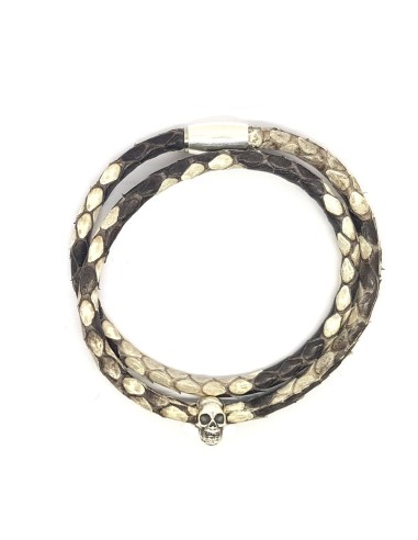Bracelet Jadium Malayo Skull double tours